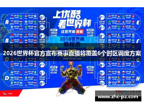 2026世界杯官方宣布赛事直播将覆盖6个时区调度方案